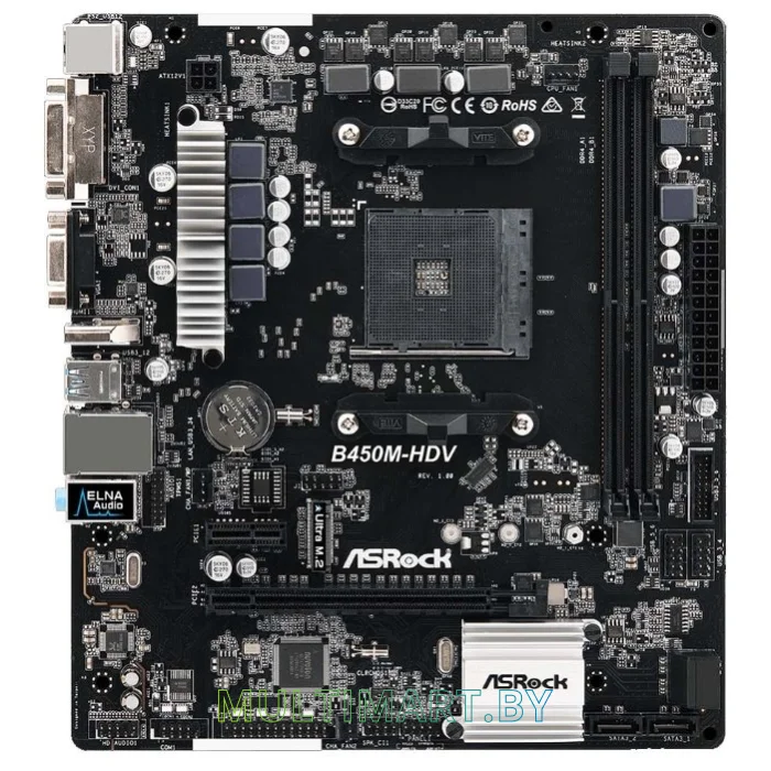 Материнская плата ASRock B450M-HDV